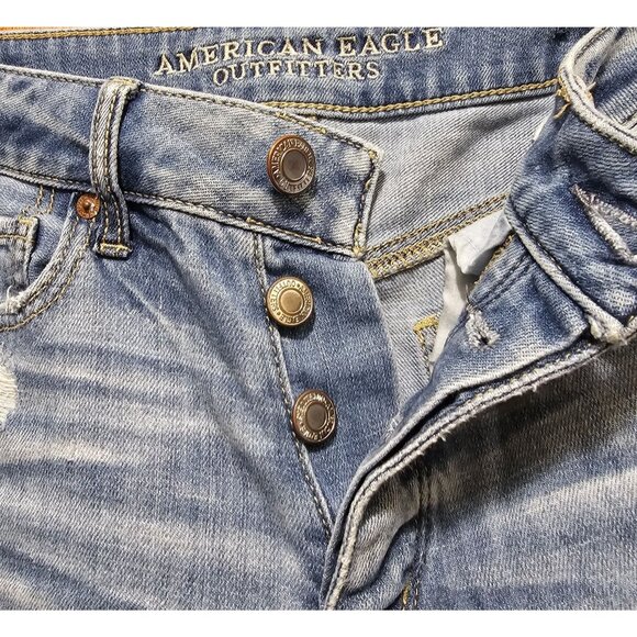 American Eagle Outfitters Denim Jeans, 3 button down, Size 4 Regular‎ (RN 54485) - Picture 5 of 9